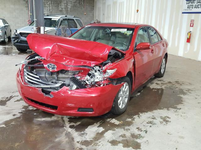 4T1BB46K18U058900 - 2008 TOYOTA CAMRY HYBR RED photo 2