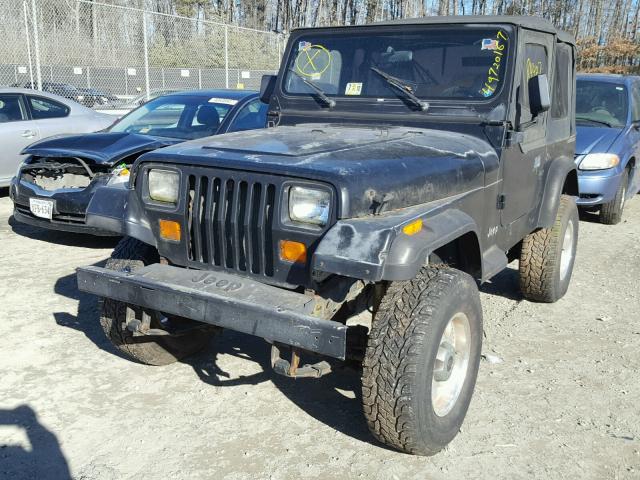 1J4FY19P6SP213872 - 1995 JEEP WRANGLER / BLACK photo 2