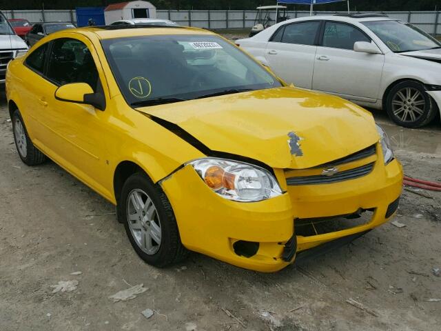 1G1AL15F977355340 - 2007 CHEVROLET COBALT LT YELLOW photo 1