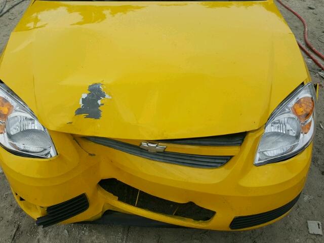 1G1AL15F977355340 - 2007 CHEVROLET COBALT LT YELLOW photo 7