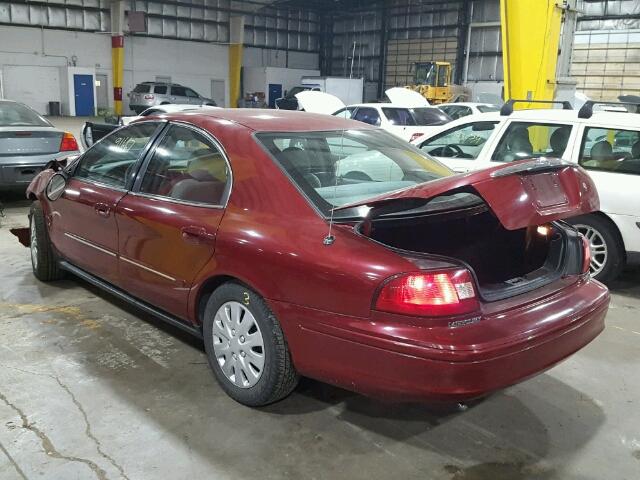 1MEFM50U42G632782 - 2002 MERCURY SABLE GS MAROON photo 3