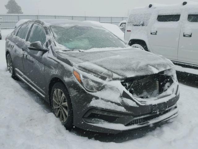 5NPE34AF0GH430535 - 2016 HYUNDAI SONATA SPO GRAY photo 1