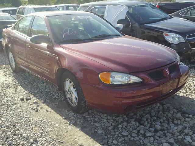1G2NE52F74M561773 - 2004 PONTIAC GRAND AM S ბურგუნდია ფოტო 1