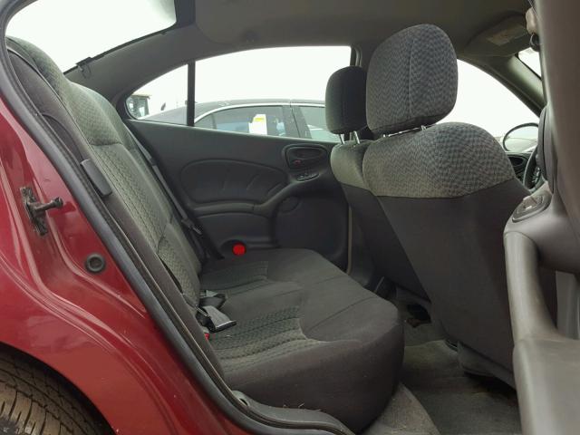 1G2NE52F74M561773 - 2004 PONTIAC GRAND AM S ბურგუნდია ფოტო 6