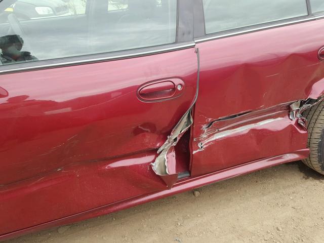 1G2NE52F74M561773 - 2004 PONTIAC GRAND AM S ბურგუნდია ფოტო 9