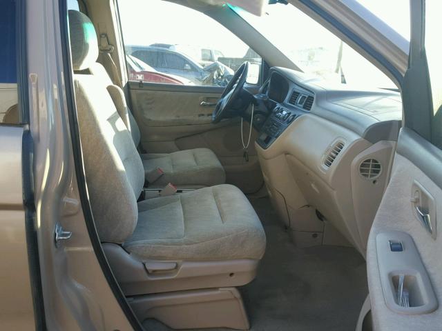 2HKRL18681H509383 - 2001 HONDA ODYSSEY EX TAN photo 5