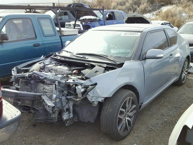 JTKJF5C72FJ013207 - 2015 TOYOTA SCION TC GRAY photo 2