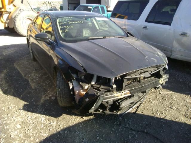 3FA6P0HD7FR255613 - 2015 FORD FUSION SE GRAY photo 1