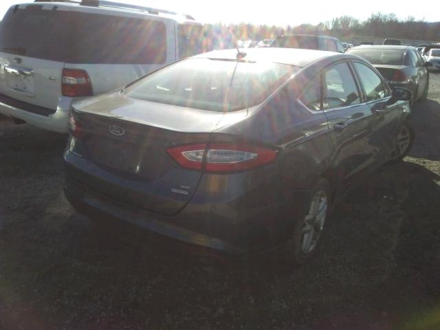 3FA6P0HD7FR255613 - 2015 FORD FUSION SE GRAY photo 4