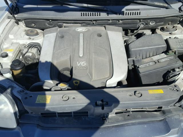 KM8SC13E65U974820 - 2005 HYUNDAI SANTA FE G SILVER photo 7