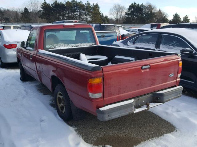1FTYR10C8WPB44226 - 1998 FORD RANGER RED photo 3