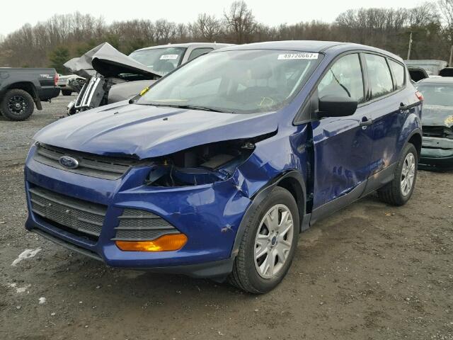 1FMCU0F77GUC36150 - 2016 FORD ESCAPE S BLUE photo 2