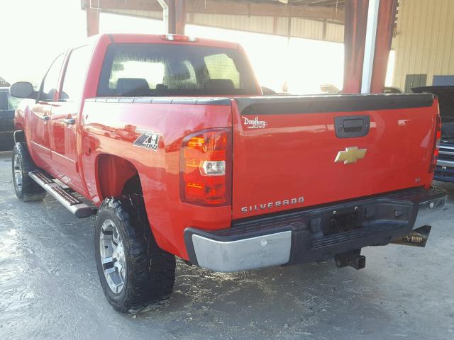 3GCPKSE76DG259071 - 2013 CHEVROLET SILVERADO RED photo 3