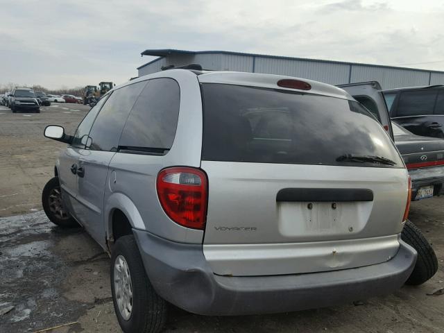 1C8GJ25341B171509 - 2001 CHRYSLER VOYAGER SILVER photo 3