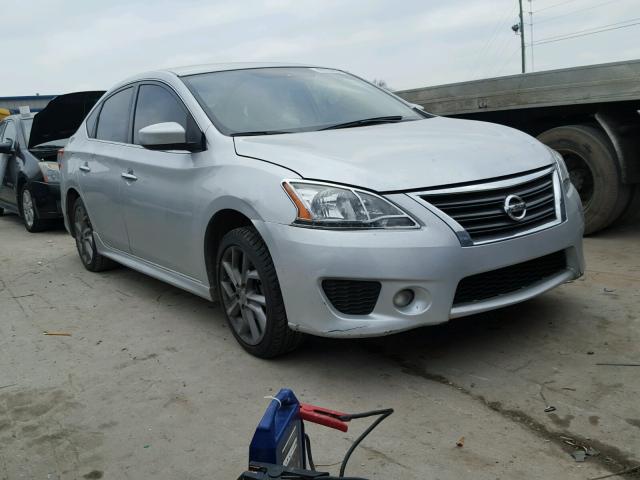 3N1AB7AP7EY288263 - 2014 NISSAN SENTRA S SILVER photo 1