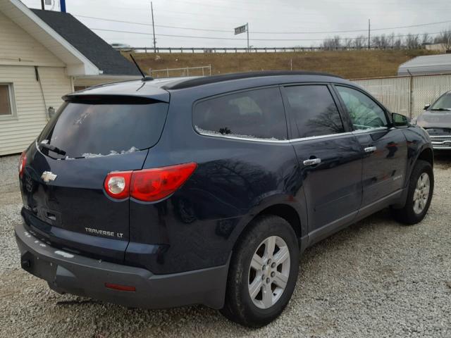 1GNER23D99S170209 - 2009 CHEVROLET TRAVERSE L BLUE photo 4