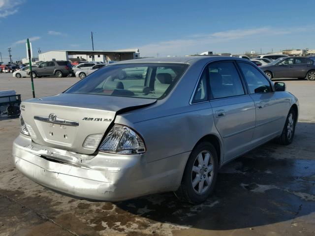 4T1BF28B21U146382 - 2001 TOYOTA AVALON XL SILVER photo 4