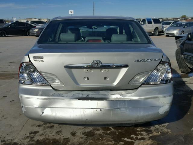 4T1BF28B21U146382 - 2001 TOYOTA AVALON XL SILVER photo 9