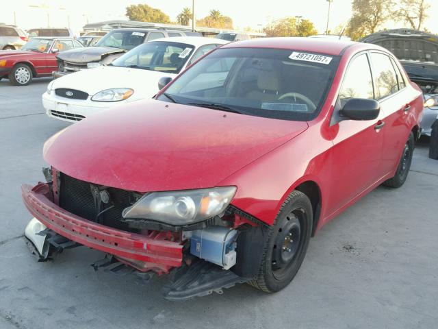 JF1GE61638G513077 - 2008 SUBARU IMPREZA 2. RED photo 2