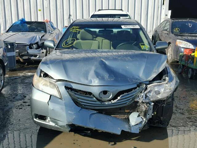 4T1BE46K78U764258 - 2008 TOYOTA CAMRY CE GREEN photo 9