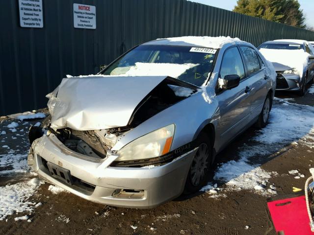 1HGCM56197A010787 - 2007 HONDA ACCORD VAL SILVER photo 2