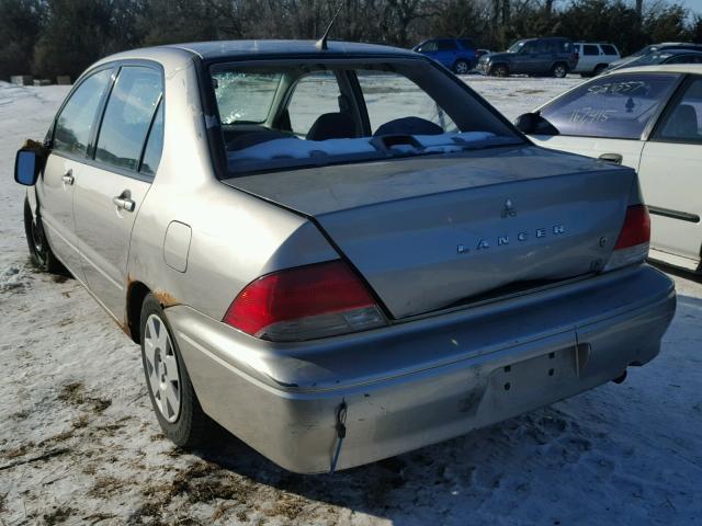 JA3AJ26E42U043850 - 2002 MITSUBISHI LANCER ES SILVER photo 3