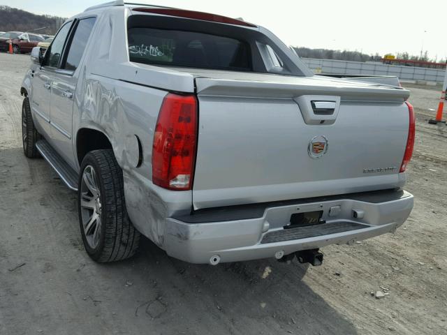 3GYT4MEF6DG103859 - 2013 CADILLAC ESCALADE E SILVER photo 3