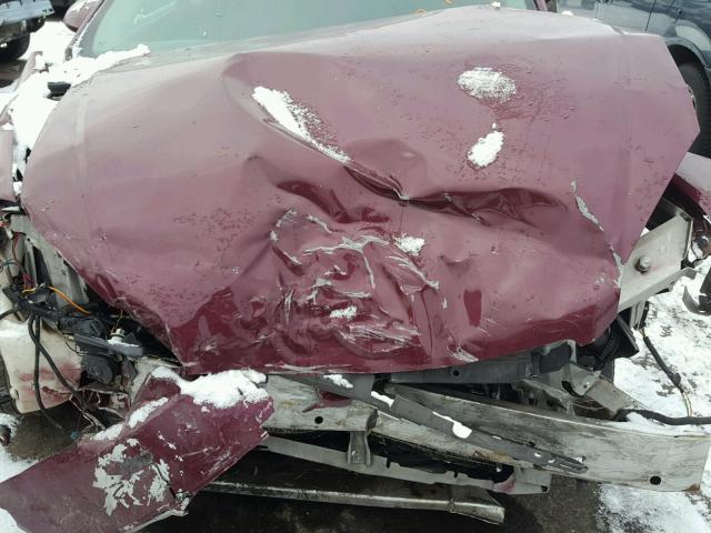 2G1WB55K079252402 - 2007 CHEVROLET IMPALA LS MAROON photo 7