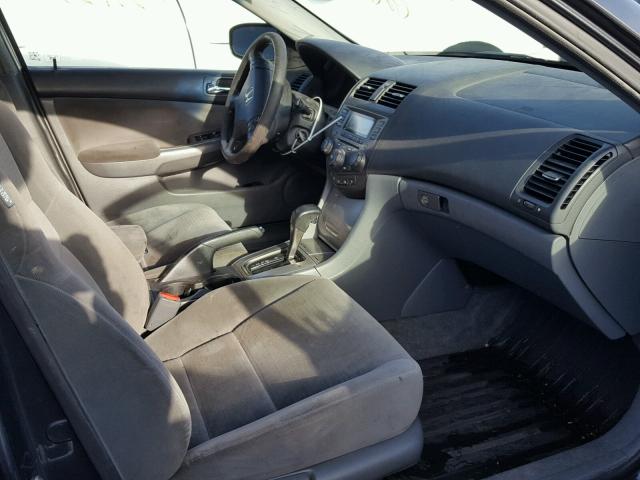 1HGCM56747A042583 - 2007 HONDA ACCORD EX CHARCOAL photo 5