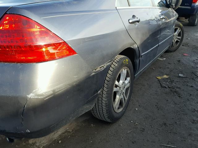 1HGCM56747A042583 - 2007 HONDA ACCORD EX CHARCOAL photo 9