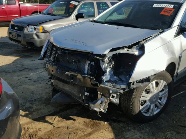 3GYFNBE38ES649596 - 2014 CADILLAC SRX LUXURY SILVER photo 9