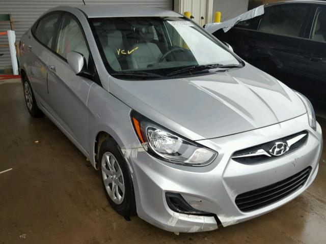 KMHCT4AE6EU628131 - 2014 HYUNDAI ACCENT GLS SILVER photo 1