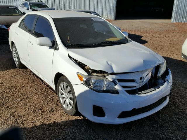 5YFBU4EE3CP032749 - 2012 TOYOTA COROLLA BA WHITE photo 1