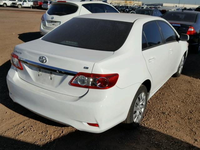 5YFBU4EE3CP032749 - 2012 TOYOTA COROLLA BA WHITE photo 4