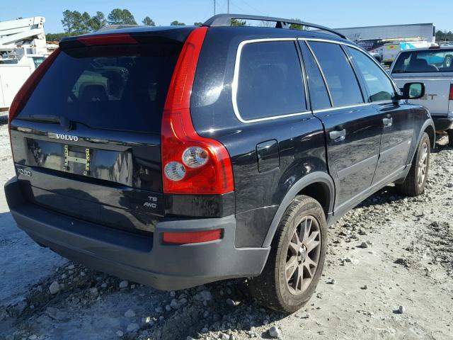 YV1CZ911X51143029 - 2005 VOLVO XC90 T6 BLACK photo 4