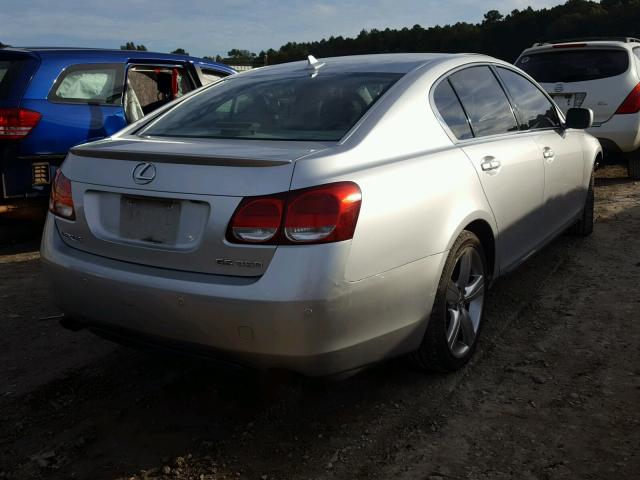 JTHBE96SX70024340 - 2007 LEXUS GS 350 SILVER photo 4