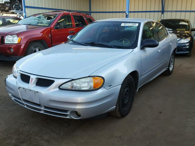 1G2NE52E85M189210 - 2005 PONTIAC GRAND AM S ვერცხლისფერი ფოტო 2