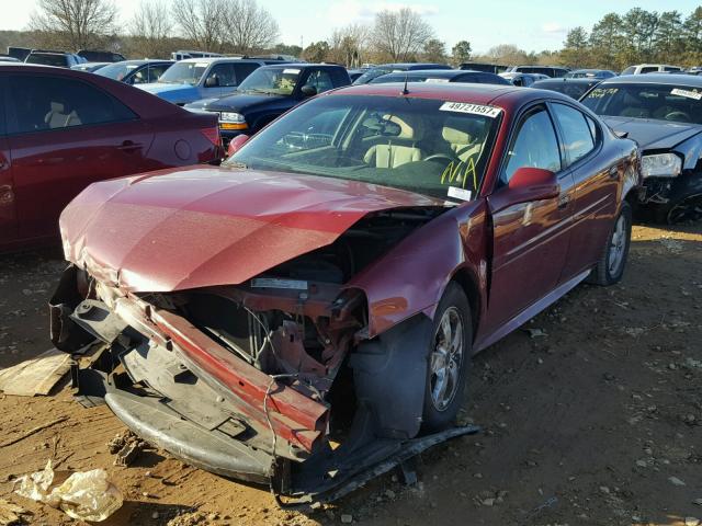 2G2WS522051190141 - 2005 PONTIAC GRAND PRIX MAROON photo 2