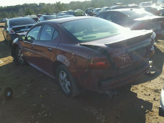 2G2WS522051190141 - 2005 PONTIAC GRAND PRIX MAROON photo 3