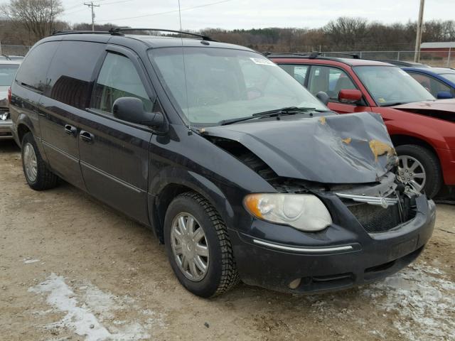 2A8GP64L67R314780 - 2007 CHRYSLER TOWN & COU BLACK photo 1