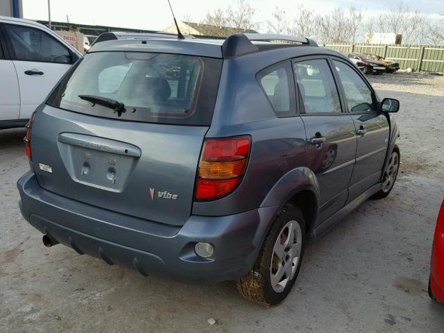 5Y2SL658X6Z423271 - 2006 PONTIAC VIBE BLUE photo 4