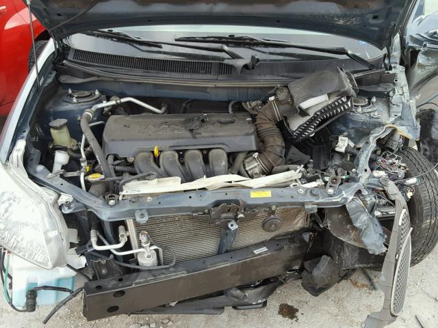 5Y2SL658X6Z423271 - 2006 PONTIAC VIBE BLUE photo 7