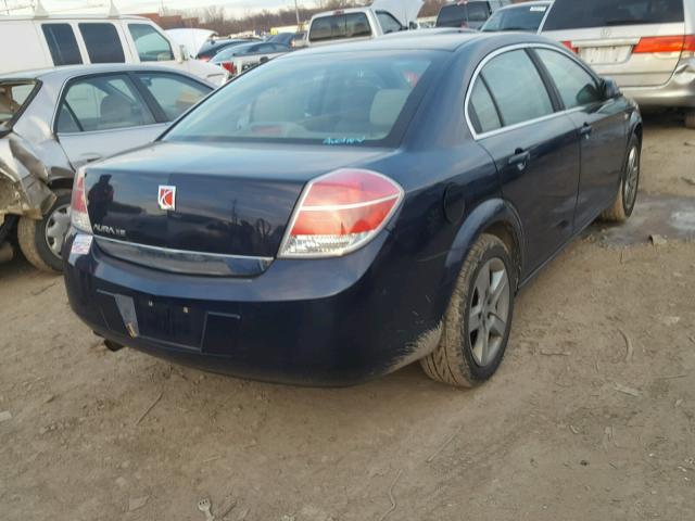 1G8ZS57B09F128233 - 2009 SATURN AURA XE BLUE photo 4