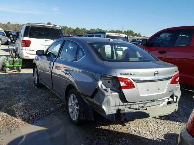 3N1AB7AP4DL722747 - 2013 NISSAN SENTRA FE GRAY photo 3