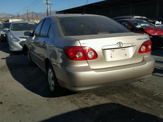 1NXBR32E56Z601944 - 2006 TOYOTA COROLLA CE GOLD photo 3