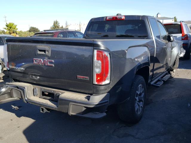 1GTH6BE36F1159124 - 2015 GMC CANYON SLE GRAY photo 4