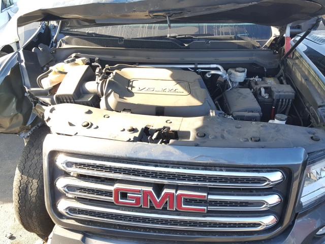 1GTH6BE36F1159124 - 2015 GMC CANYON SLE GRAY photo 7