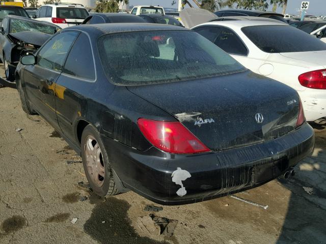 19UYA3250WL010398 - 1998 ACURA 2.3CL BLACK photo 3