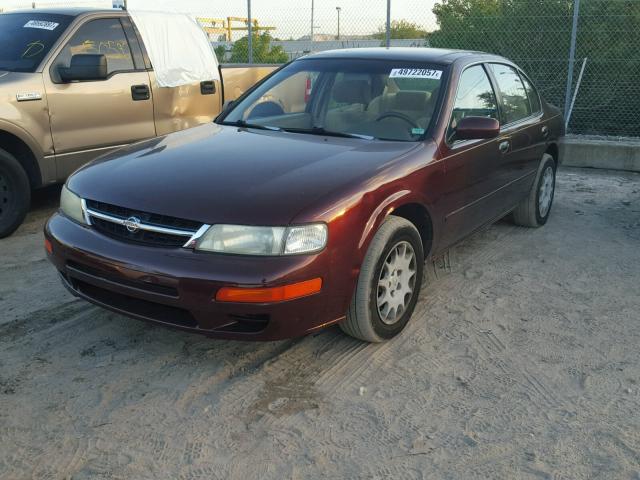 JN1CA21D1XM416281 - 1999 NISSAN MAXIMA GLE BURGUNDY photo 2