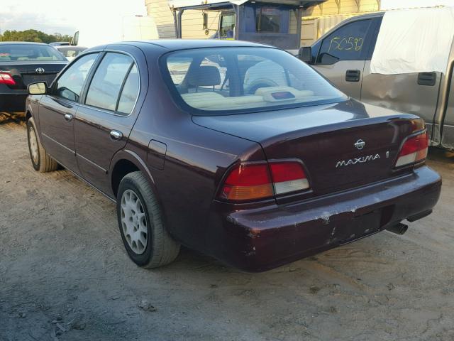 JN1CA21D1XM416281 - 1999 NISSAN MAXIMA GLE BURGUNDY photo 3